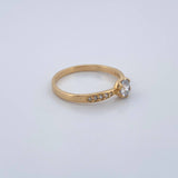Anillo Solitario Churumbela 2.05gr / T7 1/4 / Oro Amarillo 18K &