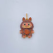 Smiling Rabbit Pendant 4.1g / 1 1/4 in / Two-tone Black Yellow 18K Gold &