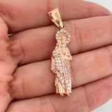 Dije San Judas Tadeo 5.05gr / 1 1/2 in / Oro Rosa 18K &