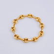 Ring Gc Diamond Cut 0.85gr / T9 1/4 - T9 3/4 / 3.4mm 18K Yellow Gold *