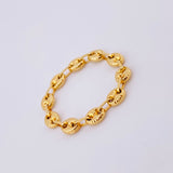 Anillo Gc Diamantado 1.15gr / T10 - T10 1/2 / 4mm Oro Amarillo 18K *