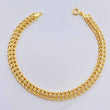 Sedusa Bracelet 3.35gr / 7 1/4 in / 5.7mm Yellow Gold +3 18K