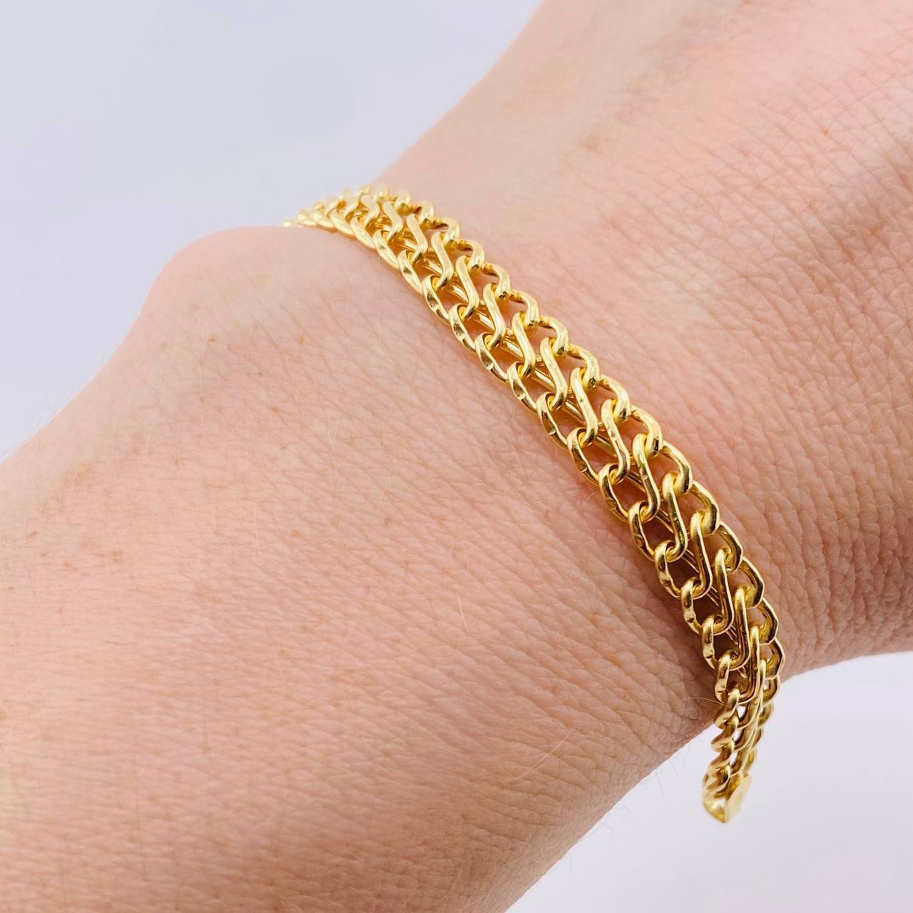 Pulso Sedusa 3.4gr / 7 1/4 in / 5.8mm Oro Amarillo +3 18K *