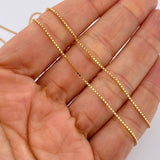 Cadena Veneciana 5.35gr / 27 1/2 in / 1mm Oro Amarillo +3 18K %