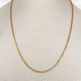 Cadena Veneciana 6.4gr / 23 1/2 in / 1mm Dos Oros  Amarillo Blanco +3 18K %