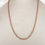 Cadena Franco 5.45gr / 23 1/2 in / 1.6mm Dos Oros Blanco Rosa +3 18K %