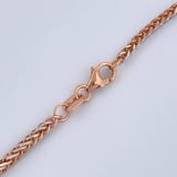 Cadena Franco 5.45gr / 23 1/2 in / 1.6mm Dos Oros Blanco Rosa +3 18K %