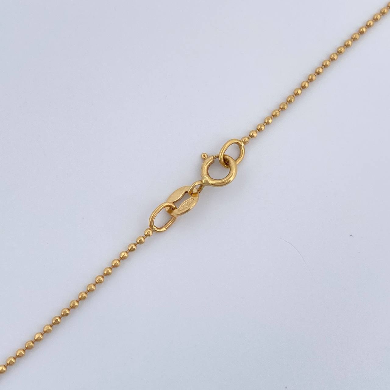 Cadena Militar 2.55gr / 23 3/4 in / 0.7mm Oro Amarillo +3 18K %