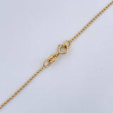 Cadena Militar 2.55gr / 23 3/4 in / 0.7mm Oro Amarillo +3 18K %