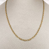 Cadena Escalera Plana 7.25gr / 23 3/4 in / 2.4mm Tres Oros +3 18K %