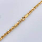 Cadena Lazo 7.6gr / 23 1/2 in / 2.9mm Oro Amarillo +3 18K %