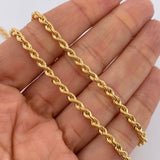 Cadena Lazo 7.6gr / 23 1/2 in / 2.9mm Oro Amarillo +3 18K %