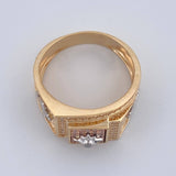 Anillo Estrella Cardinal 8.25gr / T10 / Tres Oros 18K %