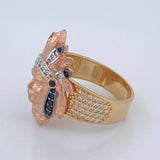 Anillo India 7.5gr / T7 3/4 / Tres Oros 18K %