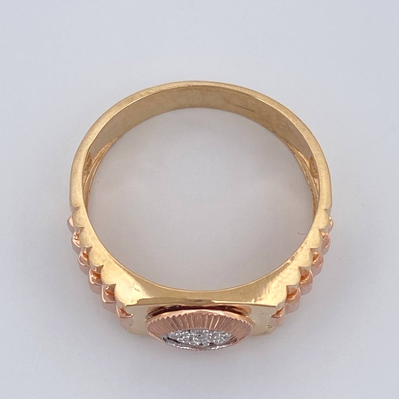 Anillo Cronotempo 5.9gr / T10 3/4 / Tres Oros 18K %