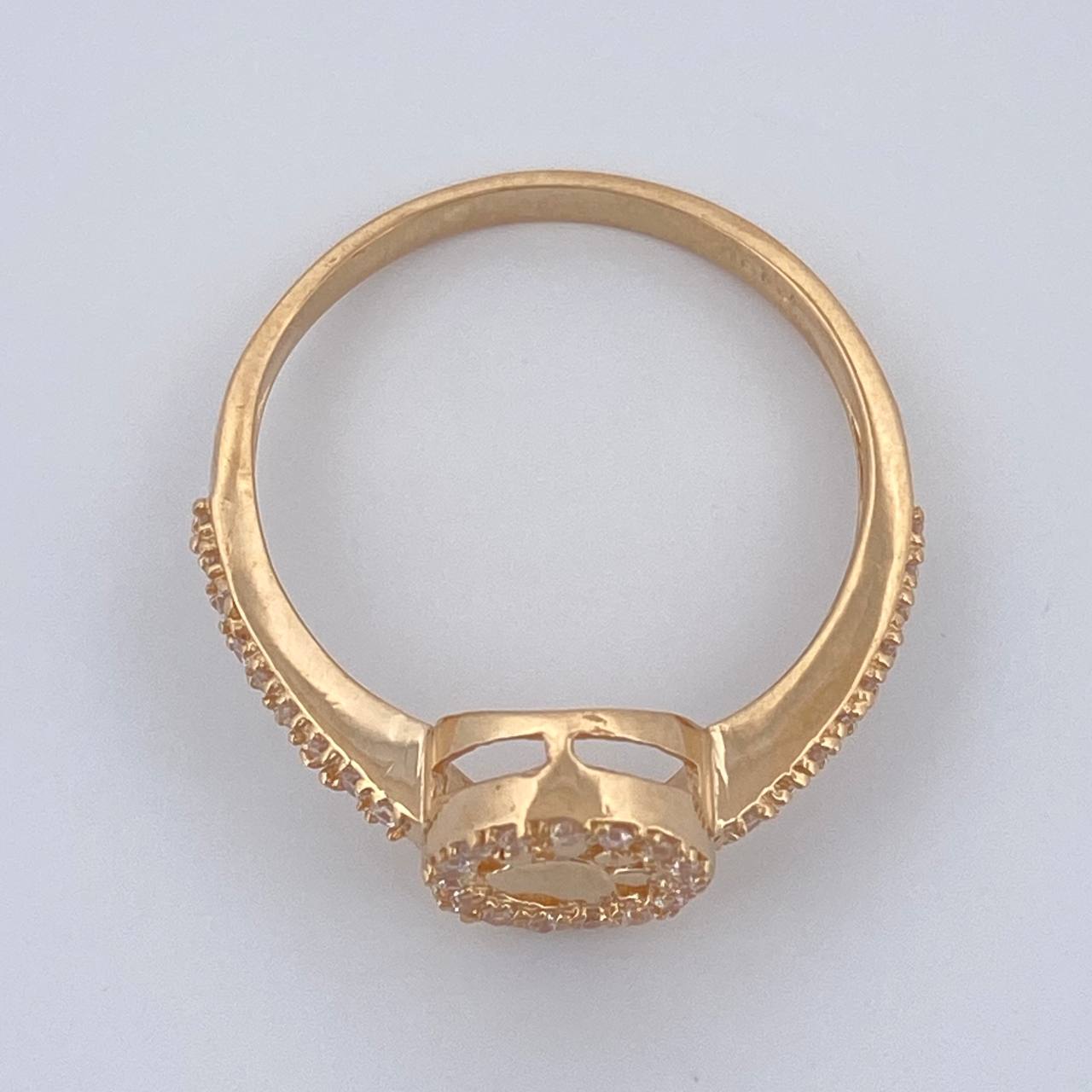 Anillo Huella 2.6gr / T7 3/4 / Oro Amarillo 18K %