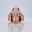 Anillo Indio 8.35gr / T10 / Tres Oros 18K %
