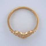 Anillo Corazon 2.6gr / T7 1/4 / Oro Amarillo 18K %