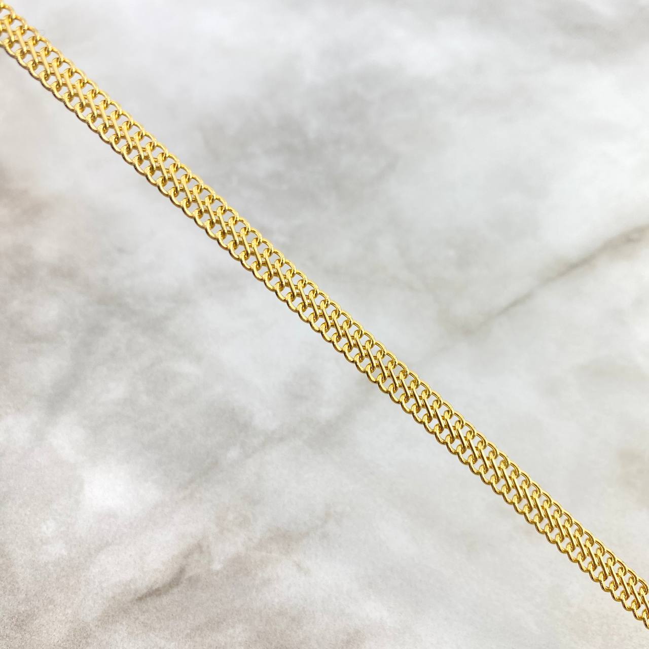 Cadena Sedusa 4.1gr / 17 3/4 in / 3.8mm Oro Amarillo +3 18K