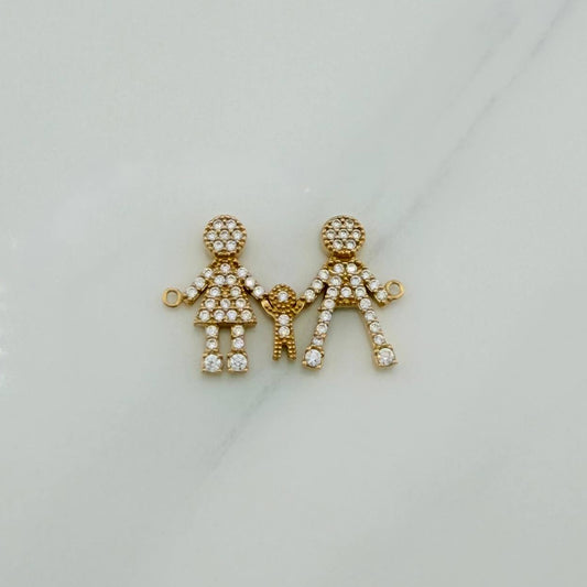 Herraje Familia 1.7gr / 1 in / Oro Amarillo 18K %