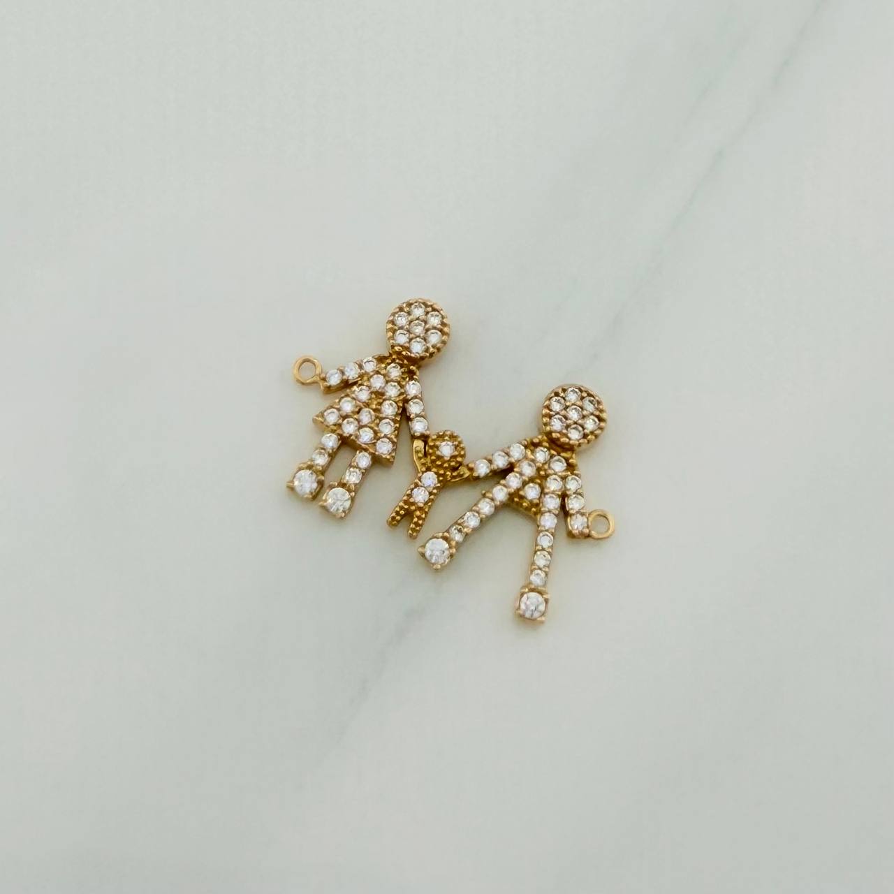 Herraje Familia 1.7gr / 1 in / Oro Amarillo 18K %
