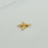 Herraje Avion 0.5gr / 3/4 in / Oro Amarillo 18K %
