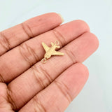 Herraje Avion 0.5gr / 3/4 in / Oro Amarillo 18K %