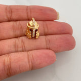Herraje Casco Espartano 3.1gr / 1/2 in / Oro Amarillo 18K %