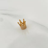 Charm Crown 1.4gr / 1/2 in / 18K Yellow Gold %
