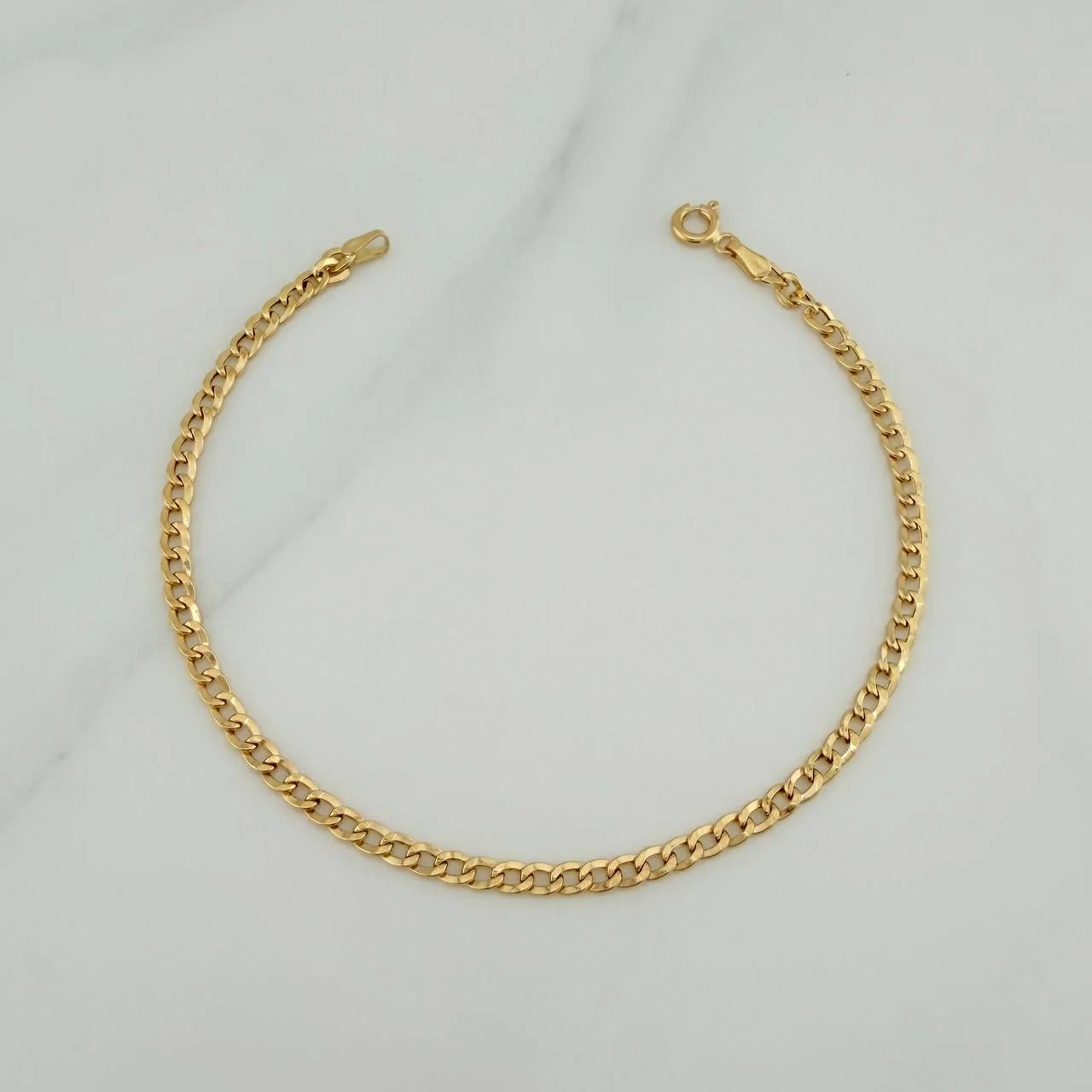 Cuban Links Bracelet 1.9 g / 8 1/4 in / 3 mm 18K Yellow Gold