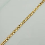Cuban Links Bracelet 1.75 g / 8 1/4 in / 3 mm 18K Yellow Gold