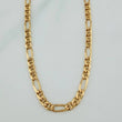 Cadena Figaro 18.6gr / 24 1/4 in / 3.7mm Oro Amarillo +1 18K $