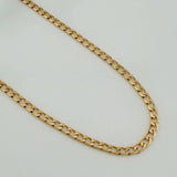 Panzer Chain 10gr / 24 1/2 in / 1.05mm Yellow Gold +1 18K $