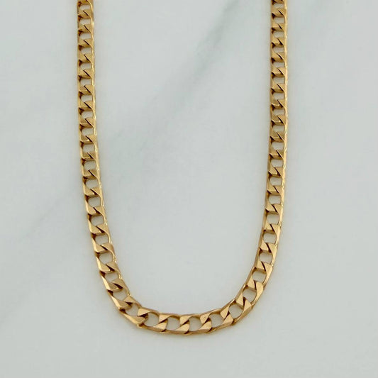 Panzer Chain 10gr / 24 1/2 in / 1.05mm Yellow Gold +1 18K $
