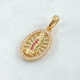 Pendant Virgin of Guadalupe 3.7g / 1 1/4 in 18K Yellow Gold