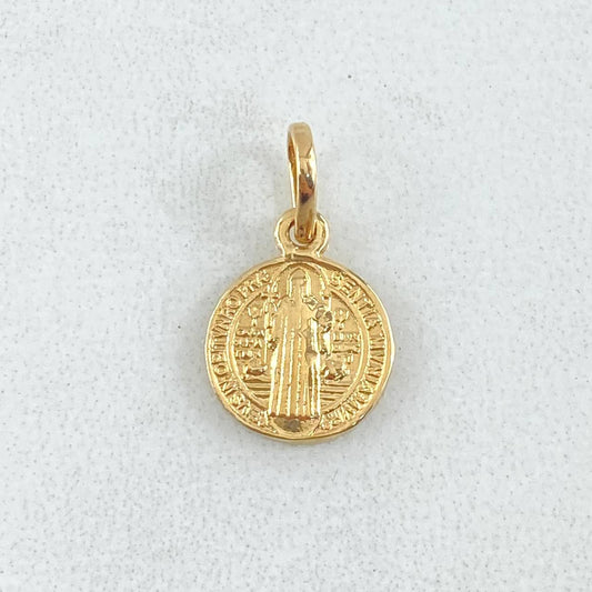 Dije San Benito 1.15g / 3/4 in Oro Amarillo 18K