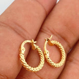 Candongas Tefi 1.05gr / 1/2 in / Oro Amarillo 18K %