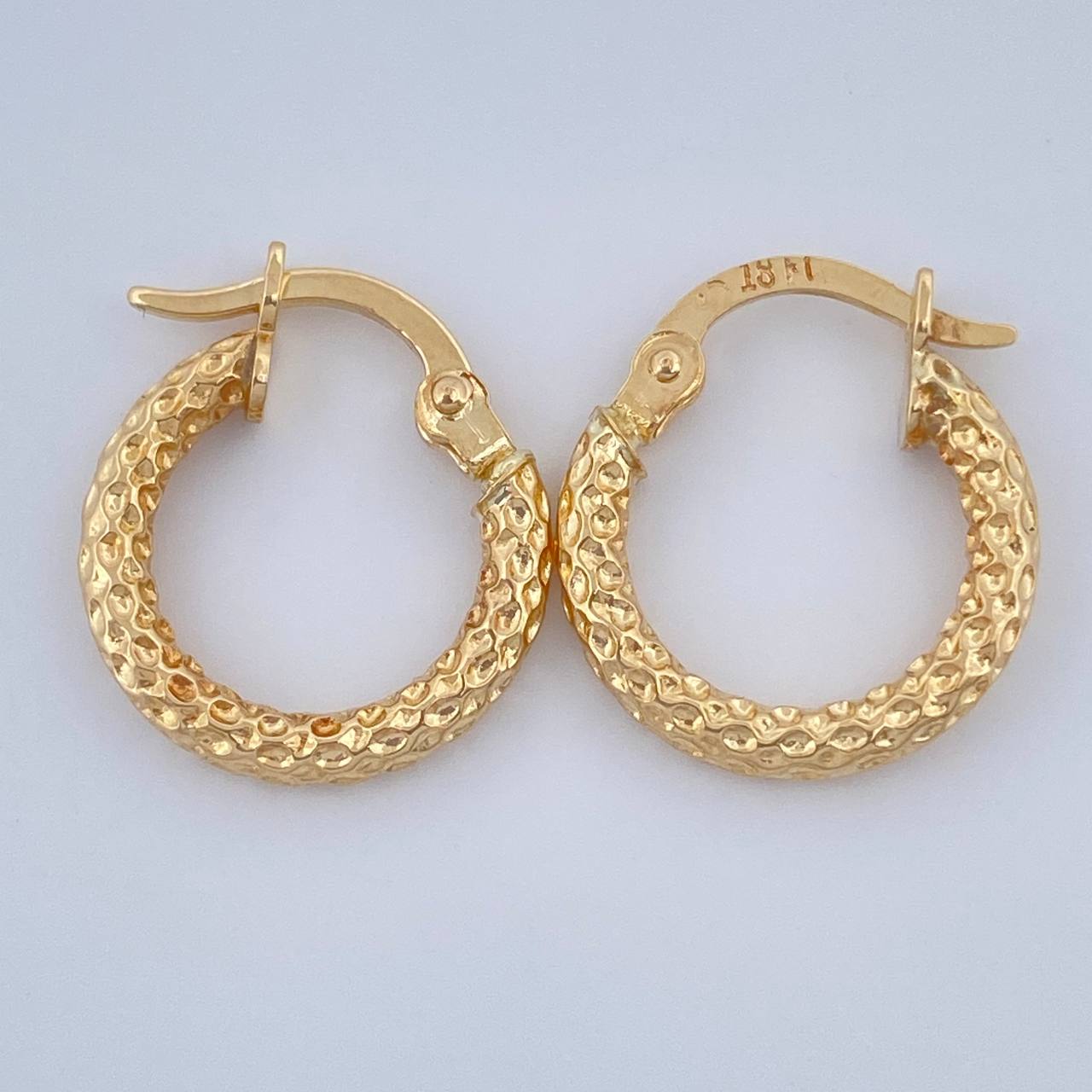 Candongas Tefi 1.05gr / 1/2 in / Oro Amarillo 18K %
