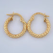 Candongas Tefi 1.05gr / 1/2 in / Oro Amarillo 18K %
