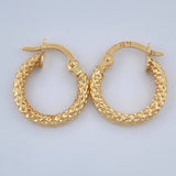 Candongas Tefi 1.05gr / 1/2 in / Oro Amarillo 18K %