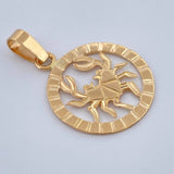 Crab Pendant 2gr / 1 1/4 in / Yellow Gold 18K %