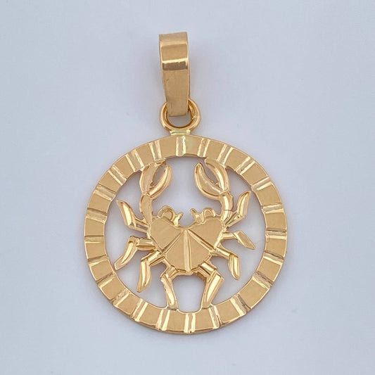 Dije Cangrejo 2gr / 1 1/4 in / Oro Amarillo 18K %