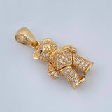 Bear Scarf Pendant 4.85gr / 1 1/4 in / Yellow Gold 18K %