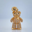 Bear Scarf Pendant 4.85gr / 1 1/4 in / Yellow Gold 18K %
