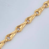 Tobillera Espiga Rustica 4.75gr / 9 1/4 in / 5.15mm Oro Amarillo 18K %