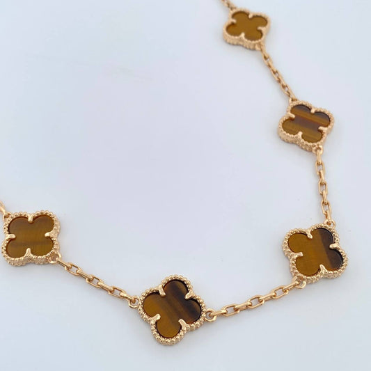 Cadena Trebol Cajon 36.85gr / 26 1/2 in / 2.3mm Oro Amarillo Nac.Esp. 18K %