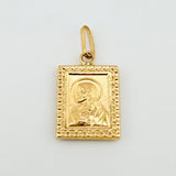 Dije Virgen Del Carmen - Jesus 0.75gr / 3/4 in / Oro Amarillo 18K