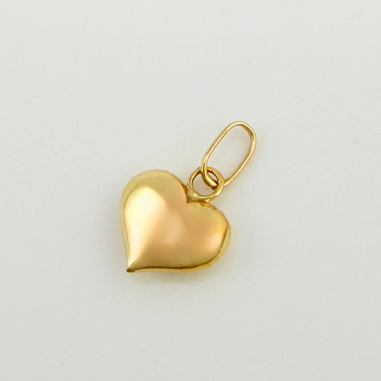 Dije Corazón 0.25gr / 1/2 in / Oro Amarillo 18K ©