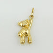 Pendant Bear Paw Up 0.6gr / 3/4 in / 18K Yellow Gold *