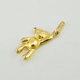 Dije Oso mano arriba 0.35g / 3/4 in Oro Amarillo 18K